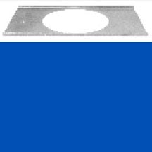 8" Round Hole T-Bar Bridge For Flanged Enclosures