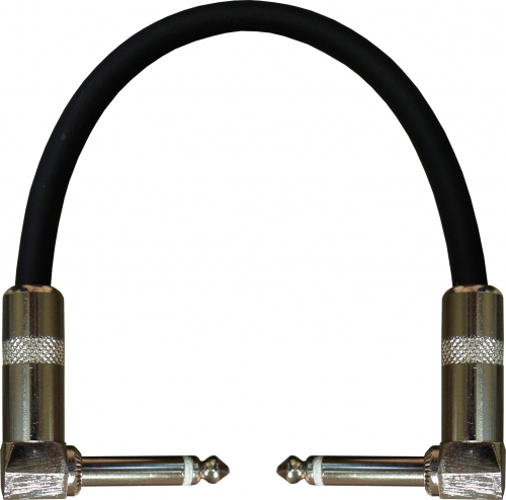 1 ft. Stagemaster Right Angle TS to Right Angle TS Instrument Cable
