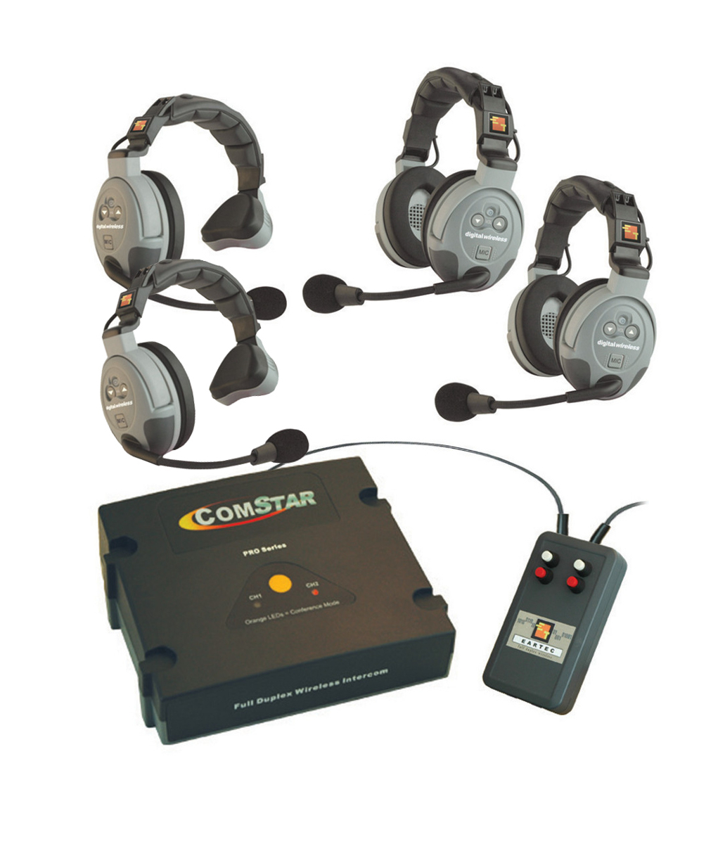 XT-Plus Com-Center with Interface and 4 Headsets
