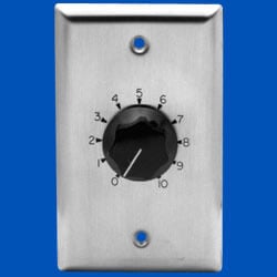 Deluxe Priority, Plate Mounted 35W Attenuator W/Priority Relay, 3dB Steps