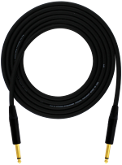 Evolution Series 20 ft Instrument Cable with Straight 1/4" Connectors
