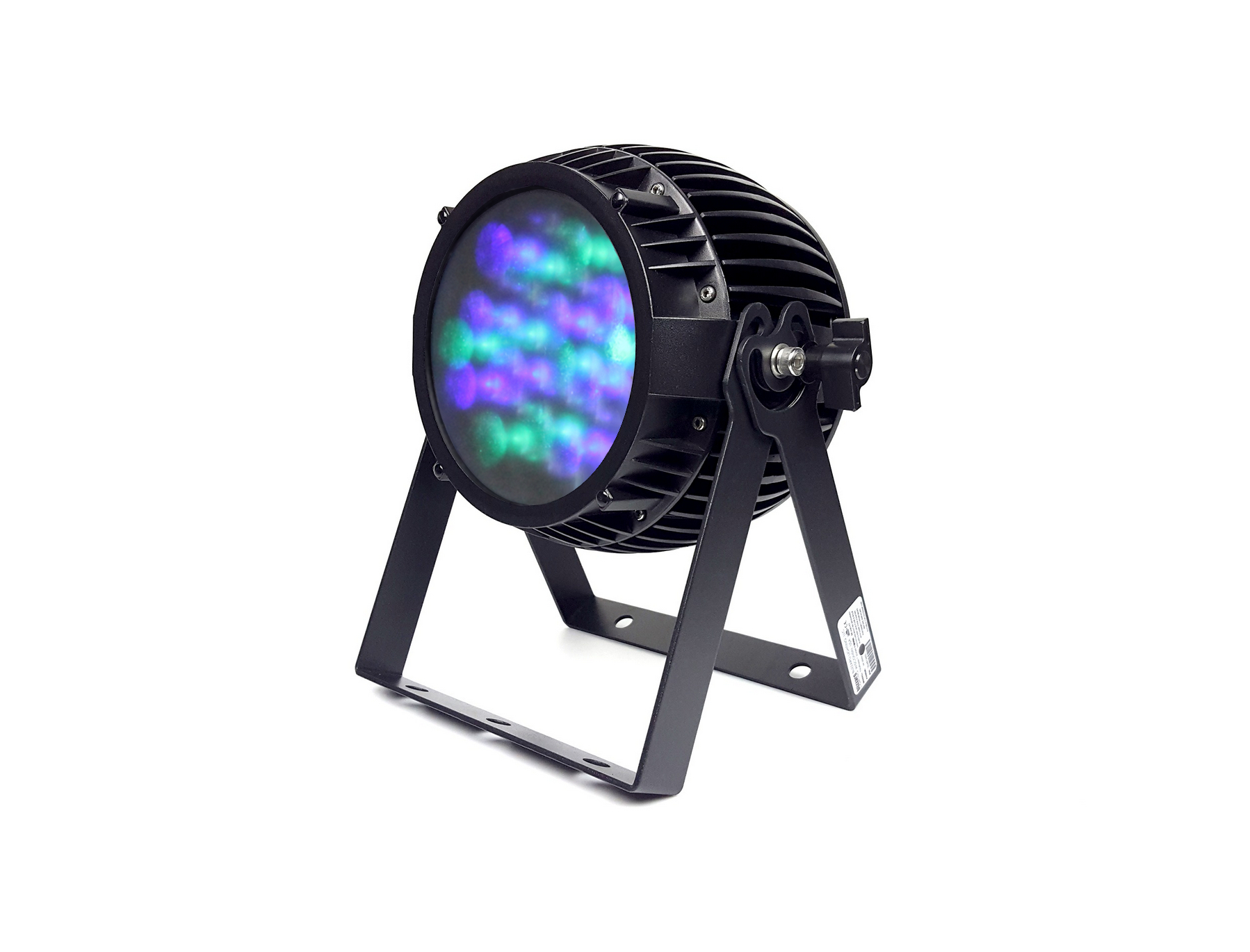 RGBAW LED Par Luminaire with Zoom and LED Control Panel, IP65-Rated