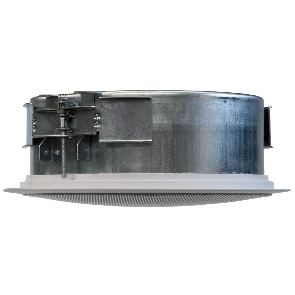 8? Coaxial In-Ceiling Shallow Backcan Speaker, Black