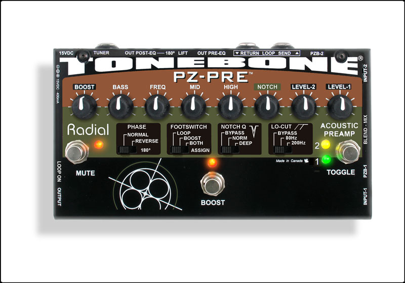 Acoustic Instrument Preamplifier