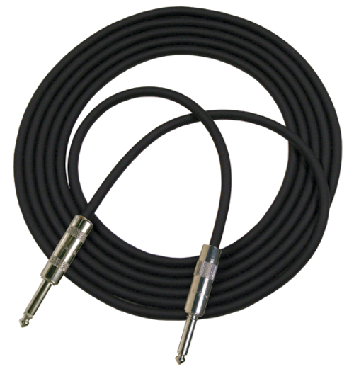 10 ft. Concert Series 1/4" Male to Male Guitar Cable in Black