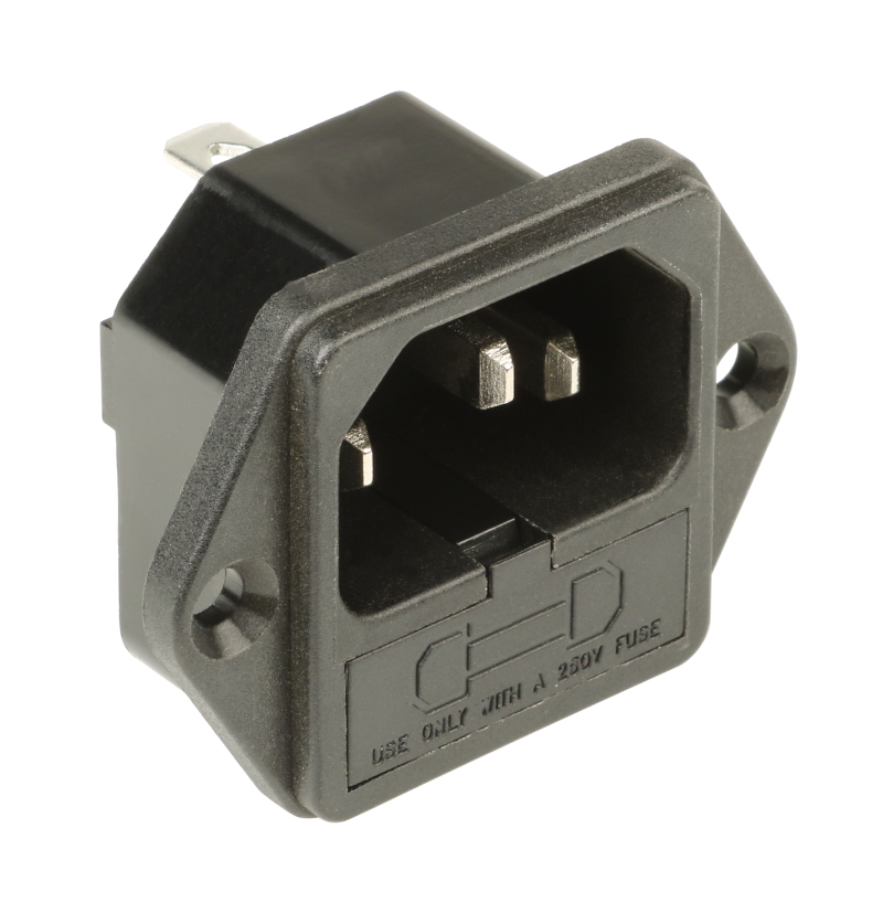 AC Inlet with Fuse for B112D and K1800FX
