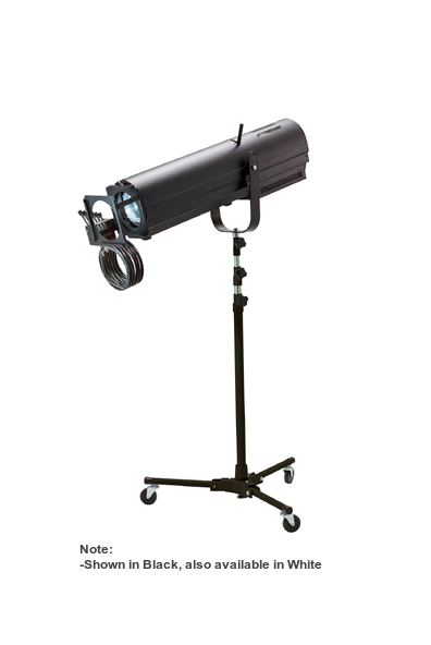 230W Short to Medium Throw LED Followspot with Stand & Included Boomerang