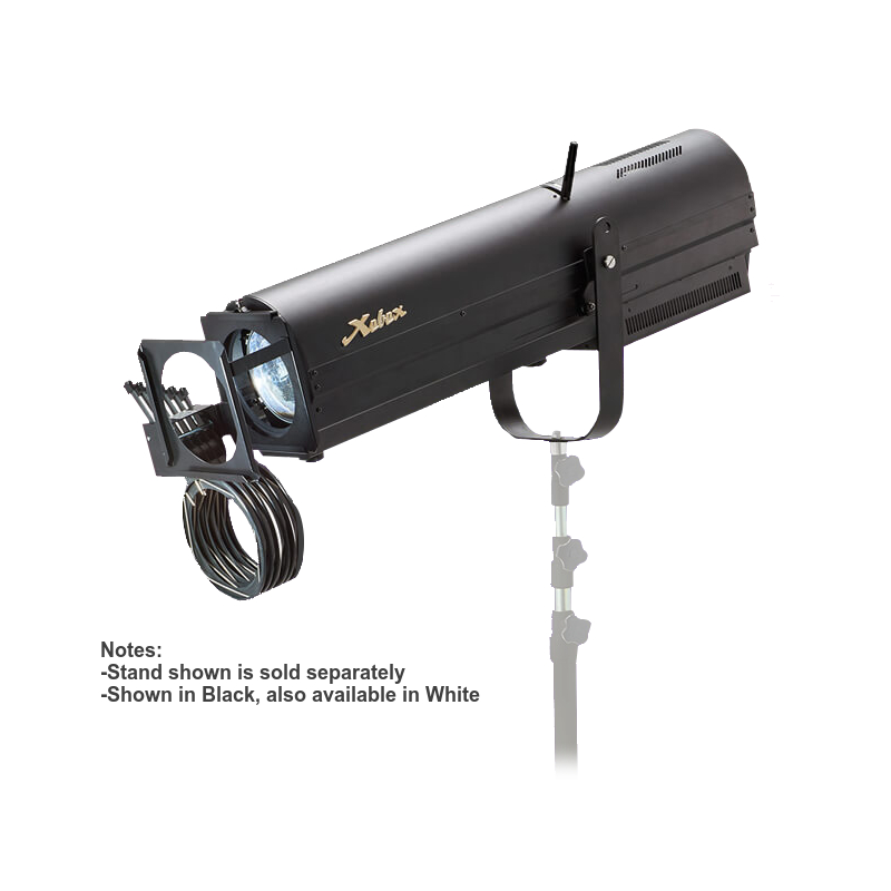 230W Short to Medium Throw LED Followspot with Boomerang Included
