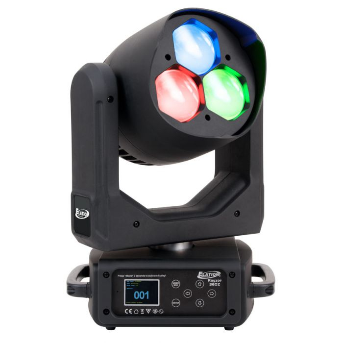 3x60W RGBW 360° PTZ LED Wash Light