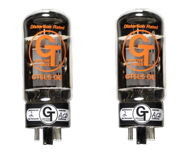 Pair of 6L6GE Power Vacuum Tubes