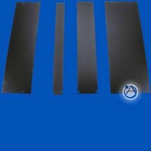 Blank Rack Panel, 1 RU, Black