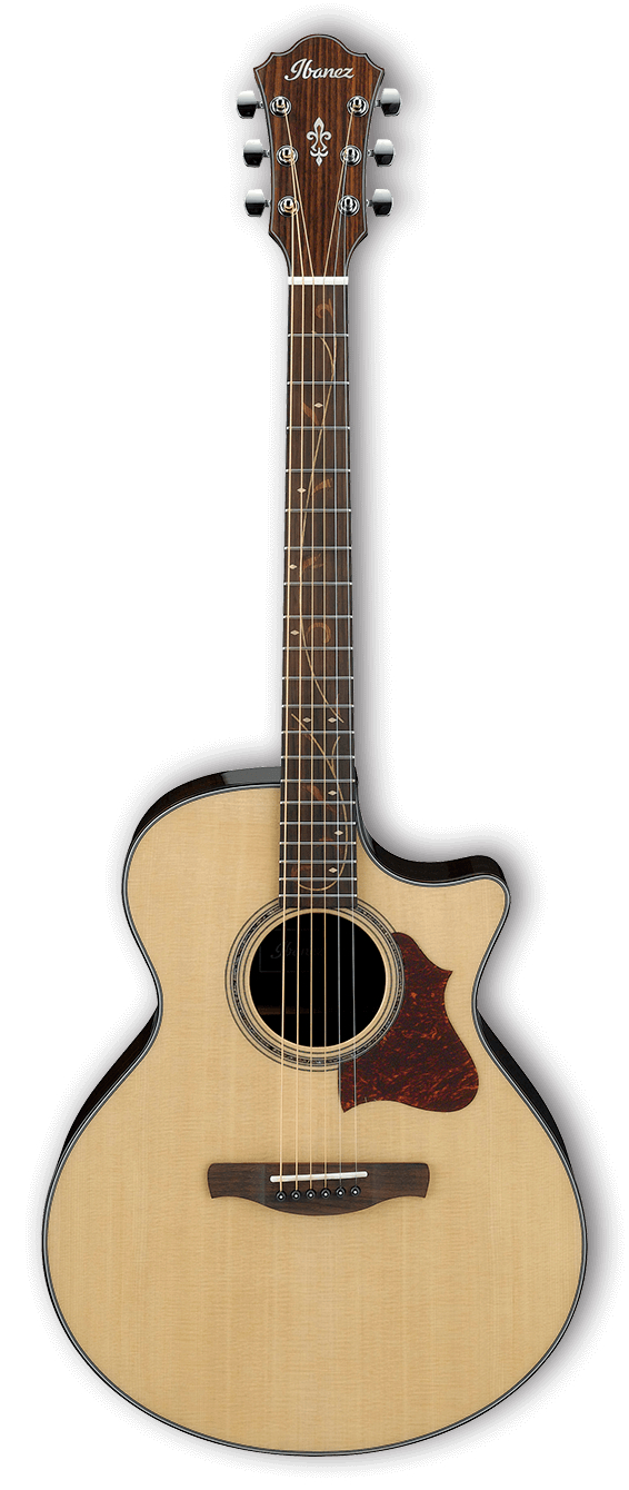 Acoustic Electric Guitar - Natural High Gloss