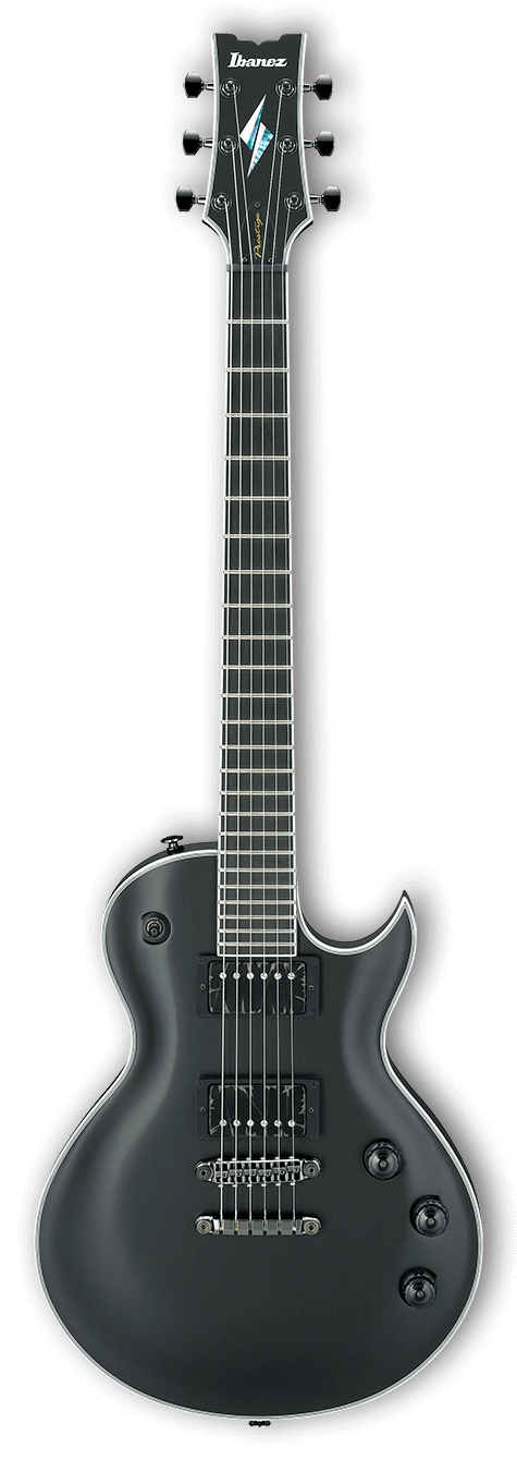 Prestige Uppercut Electric Guitar with Case - Black Flat