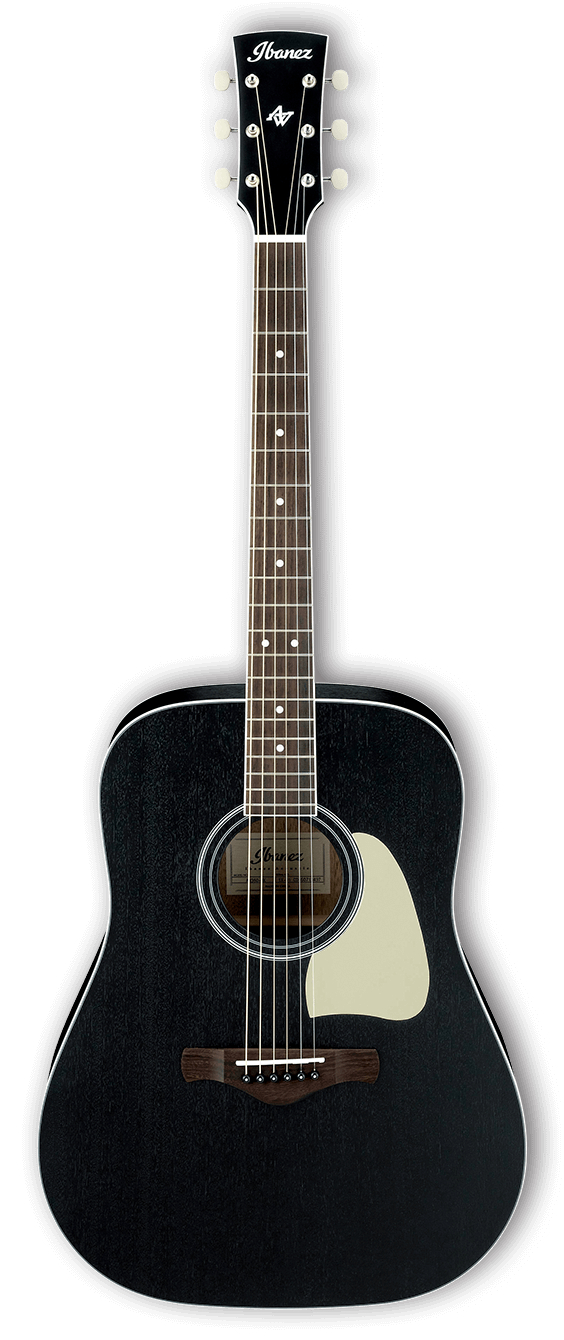 Artwood Dreadnought Acoustic Guitar - Weathered Black Open Pore