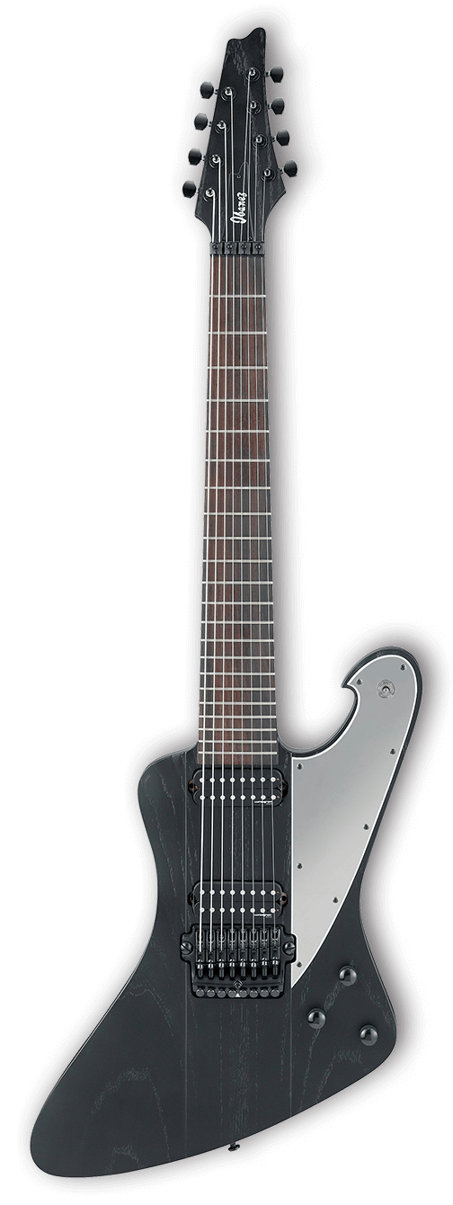 Fredrik Thordendal 8-String Electric Guitar with Case - Weathered Black Finish