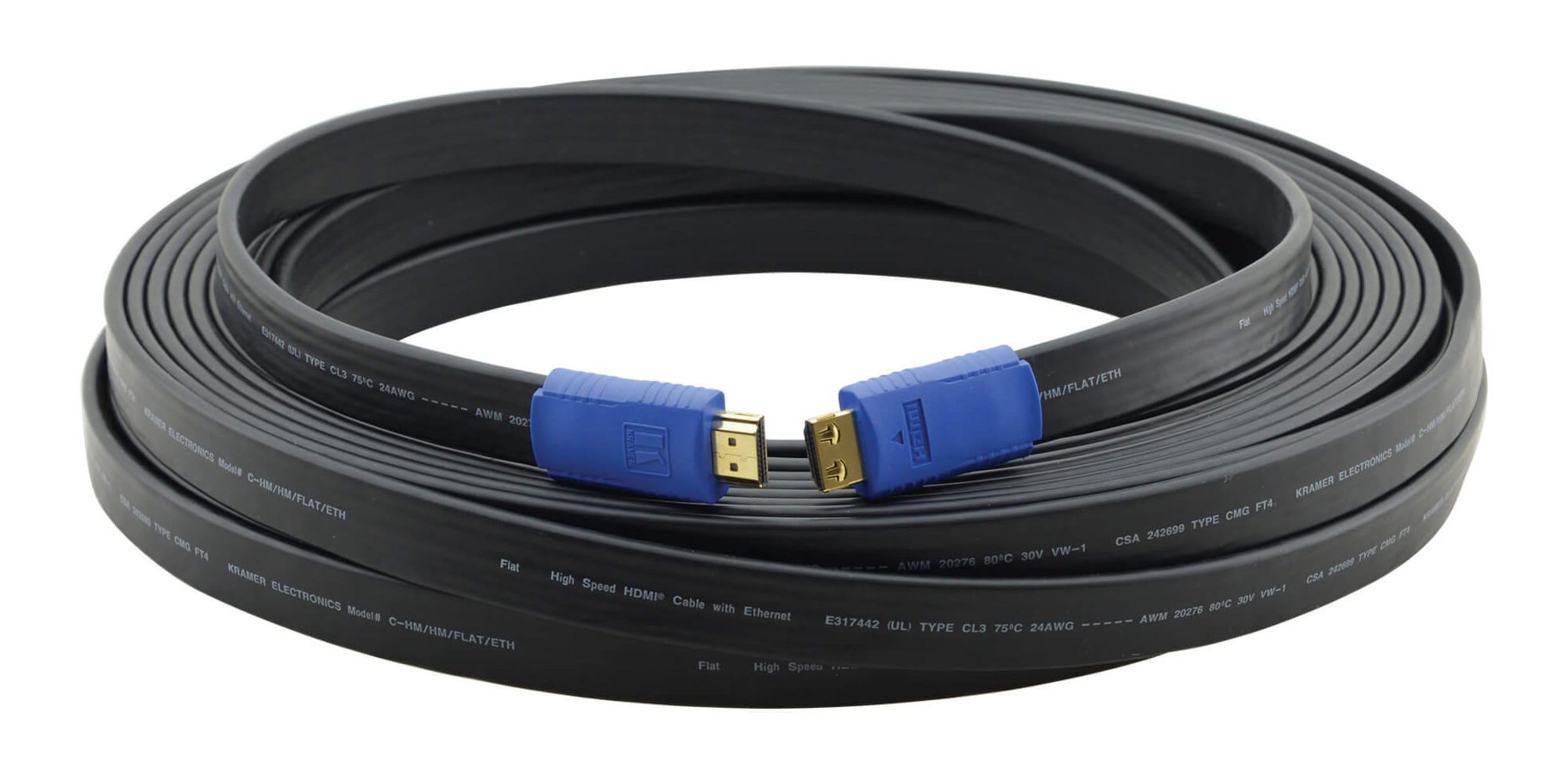 35 ft Flat High-Speed HDMI Cable with Ethernet