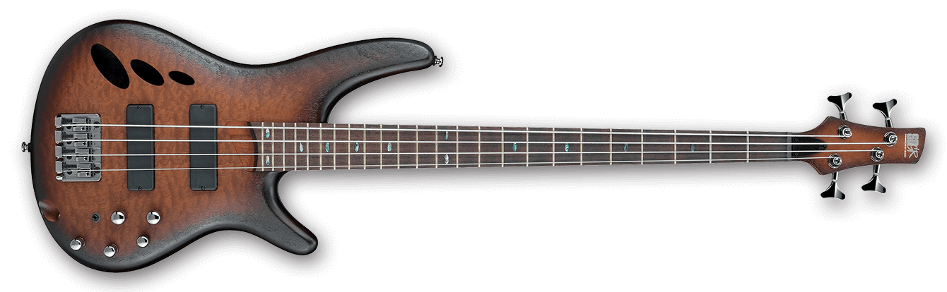 SR Standard 4 String Electric Bass - Natural Browned Burst Flat