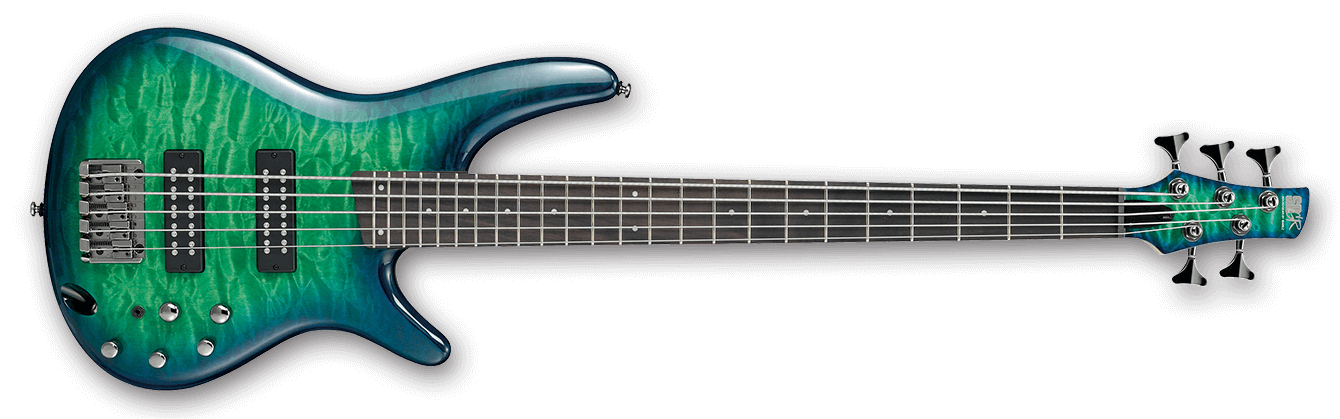 SR Standard 5 String Electric Bass - Surreal Blue Burst Gloss