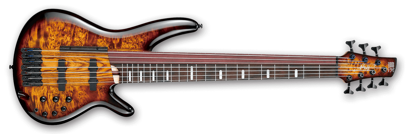 SR Bass Workshop 7 String Electric Bass - Dragon Eye Burst