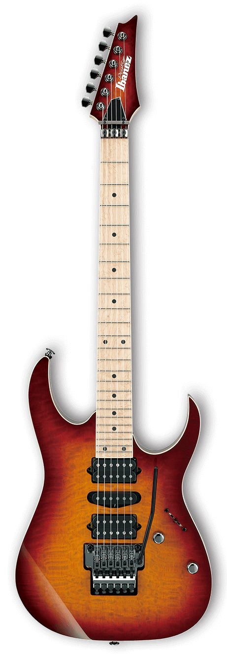 RG Prestige 6-String Electric Guitar with Case - Sunset Burst