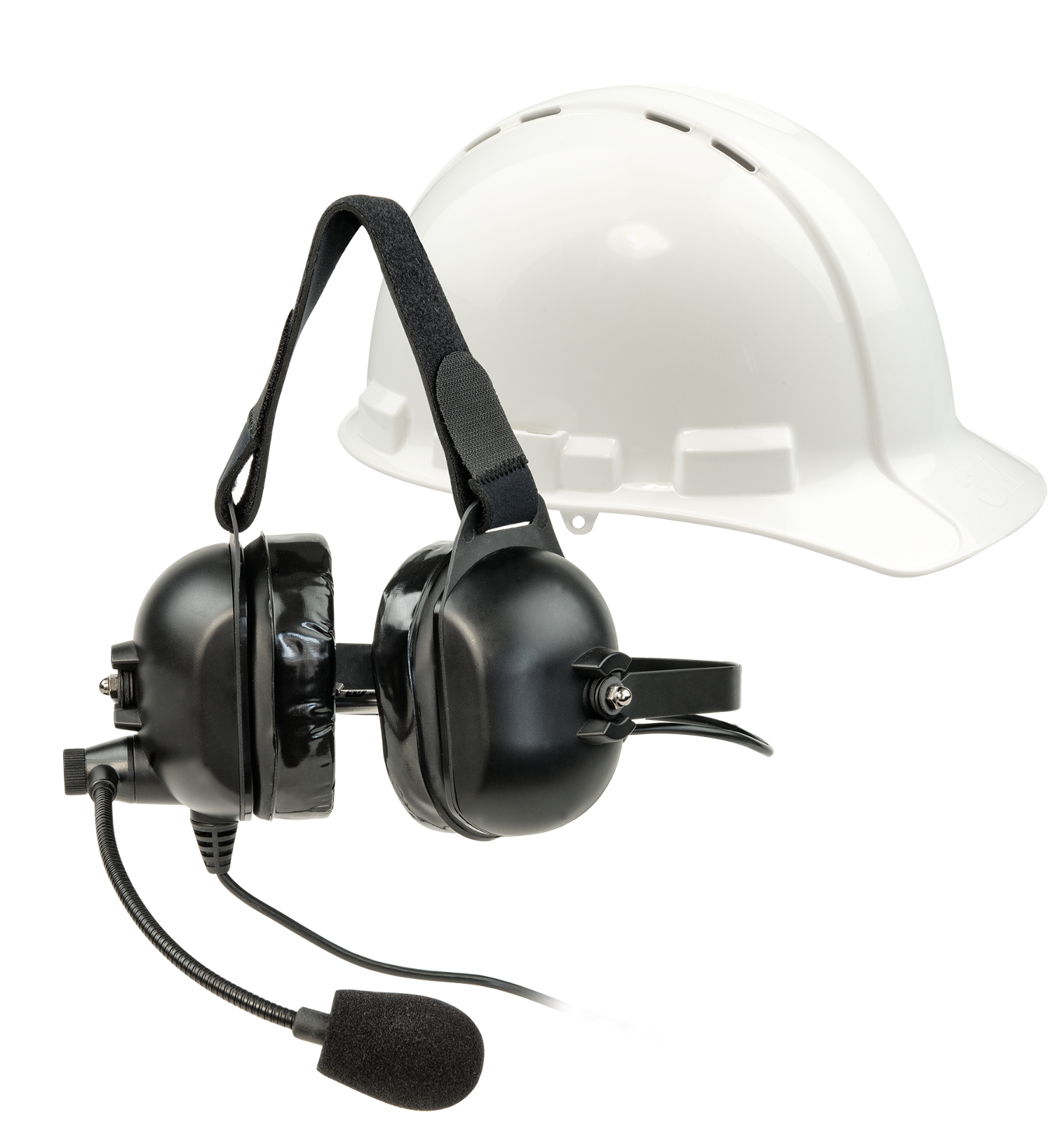 Headset 5, Dual Over-Ear Headset with Boom Microphone