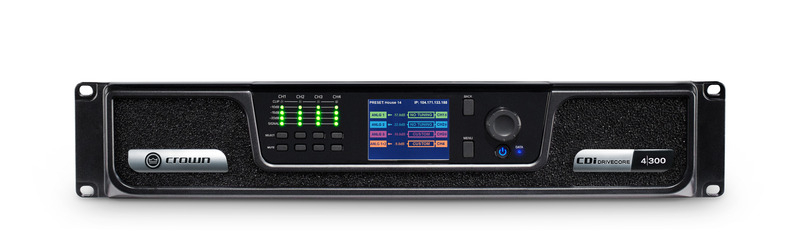 Analog Input, 4 Channel, 300W Per Output Channel, Amplifier