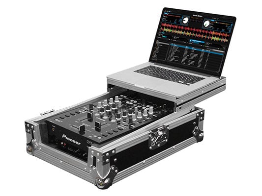 Flight Zone Low Profile Glide Style Series Universal 10" DJ Mixer Case
