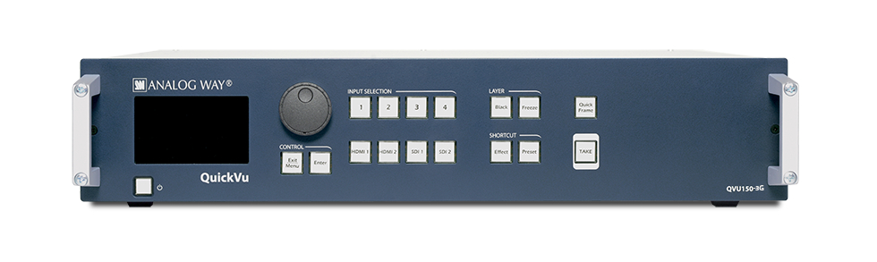 Hi-Res True Seamless Switcher with 8 inputs and HD/3G SDI Output