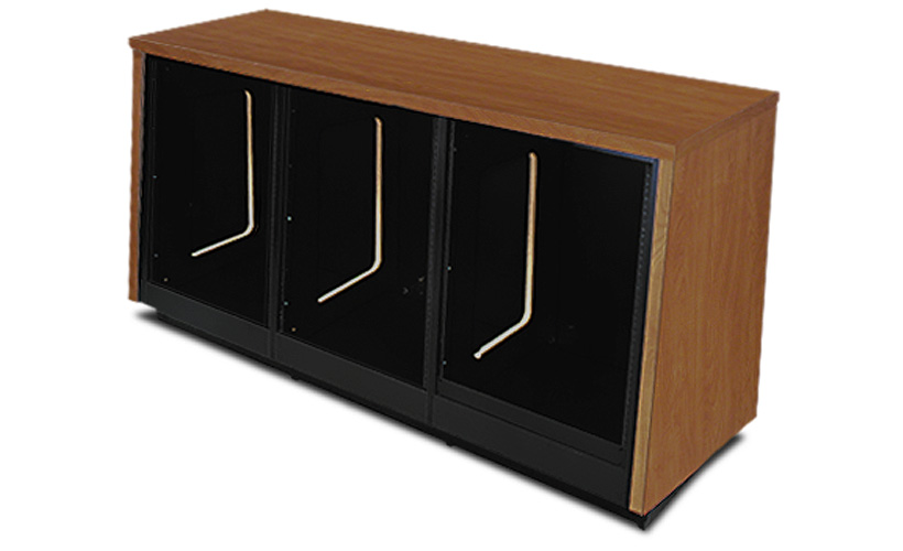 3-Bay Spire 9140 Series Rack Enclosure in Black Laminate
