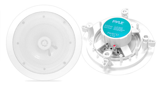 5.25" Weather Proof 2-Way In-Ceiling / In-Wall Speaker, Sold In Pairs