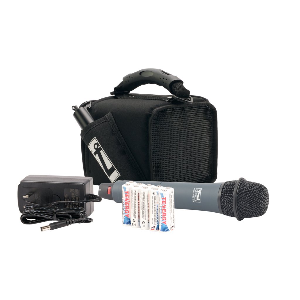MiniVox Lite Deluxe Package with Built-In Wireless Receiver, Choice of Wireless Transmitter and Black Carrying Case