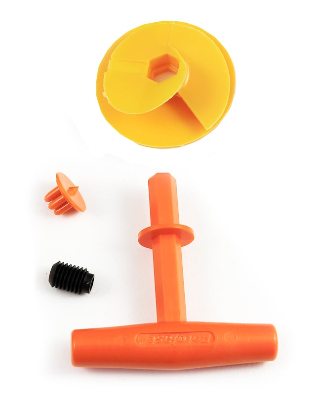 50-Pack of Locking Surface Mount Anchors with Install Tool