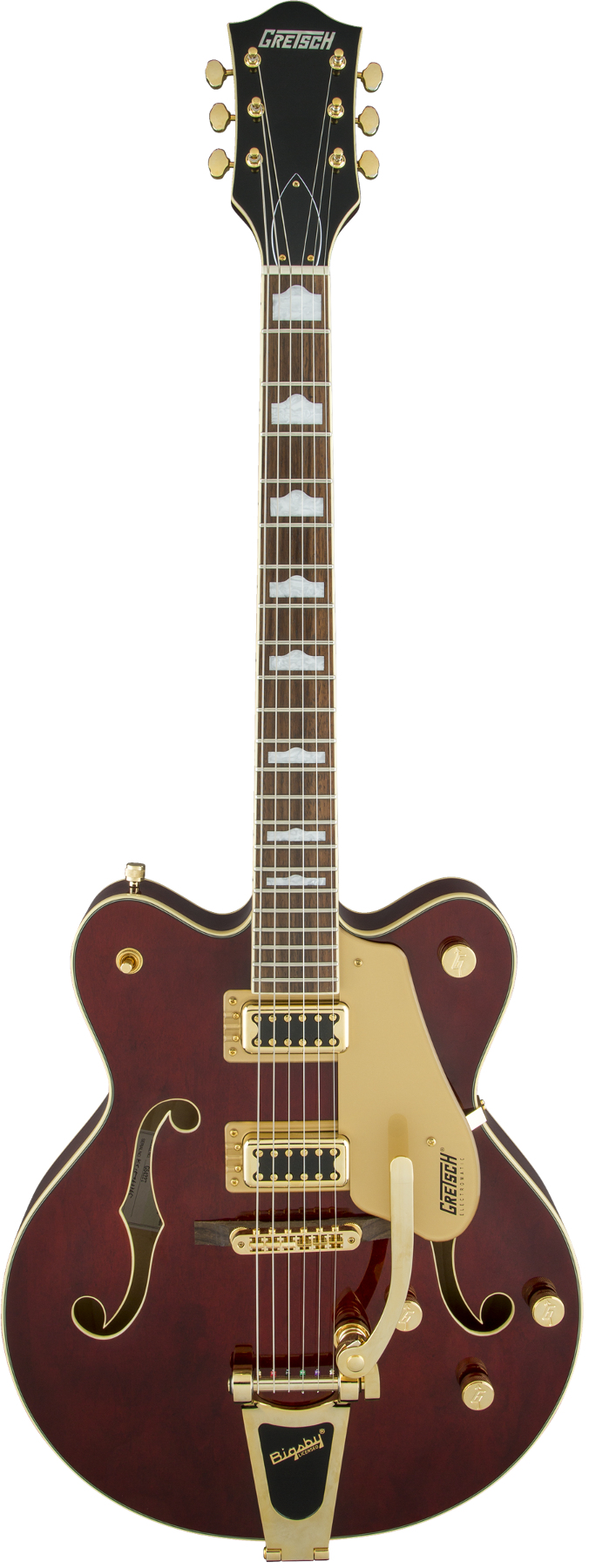 Hollow Body Double-Cut with Bigsby and Gold Hardware