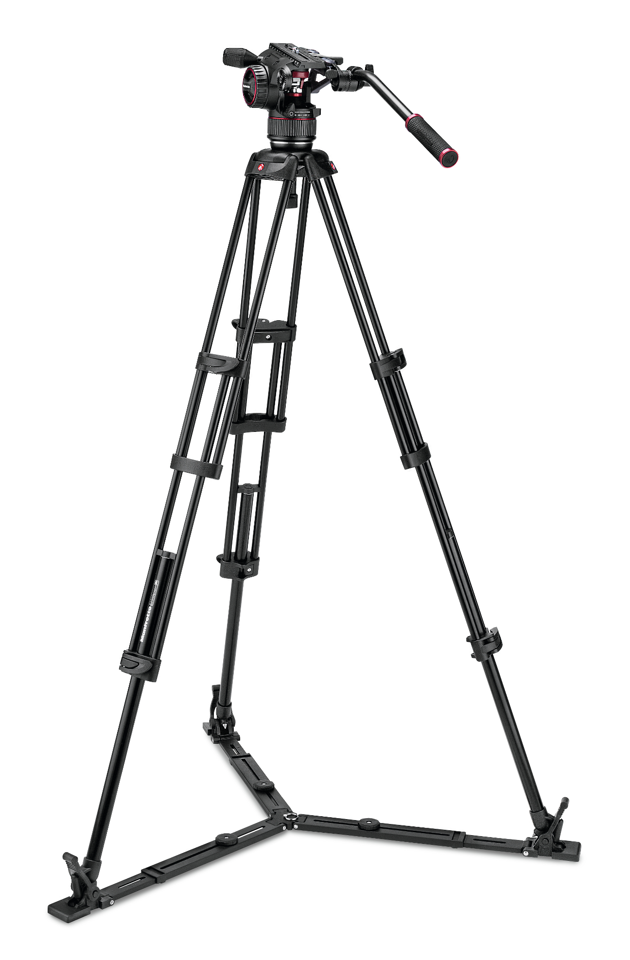 Video Fluid Head and Aluminum Tripod Kit