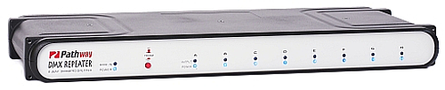 8 Way DMX Repeater with Rear Terminal Strip