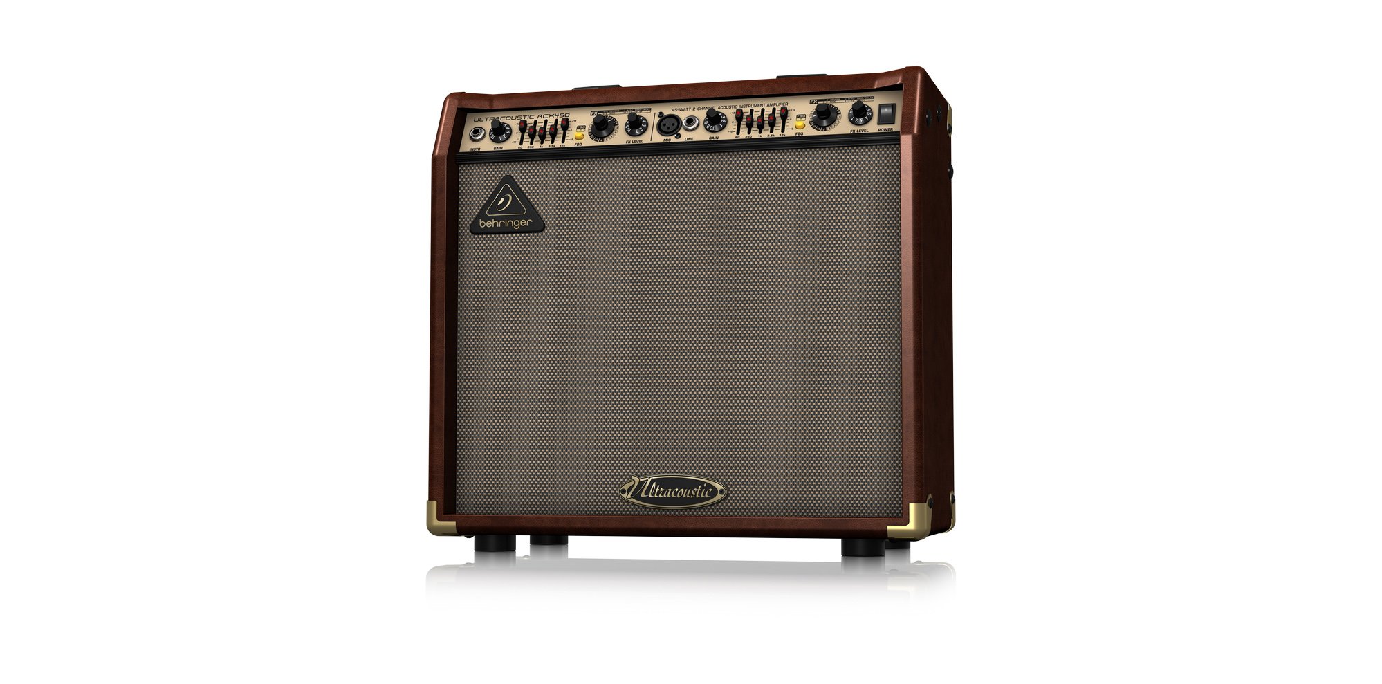 2-Ch 45W 2x8" Acoustic Guitar Amplifier with Effects