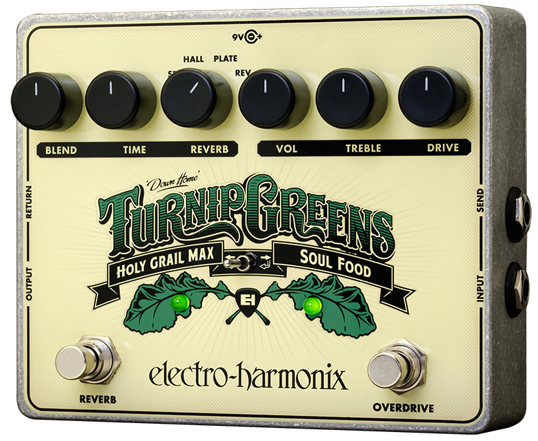 Soul Food Overdrive/Distortion and Holy Grail Reverb Effects Pedal