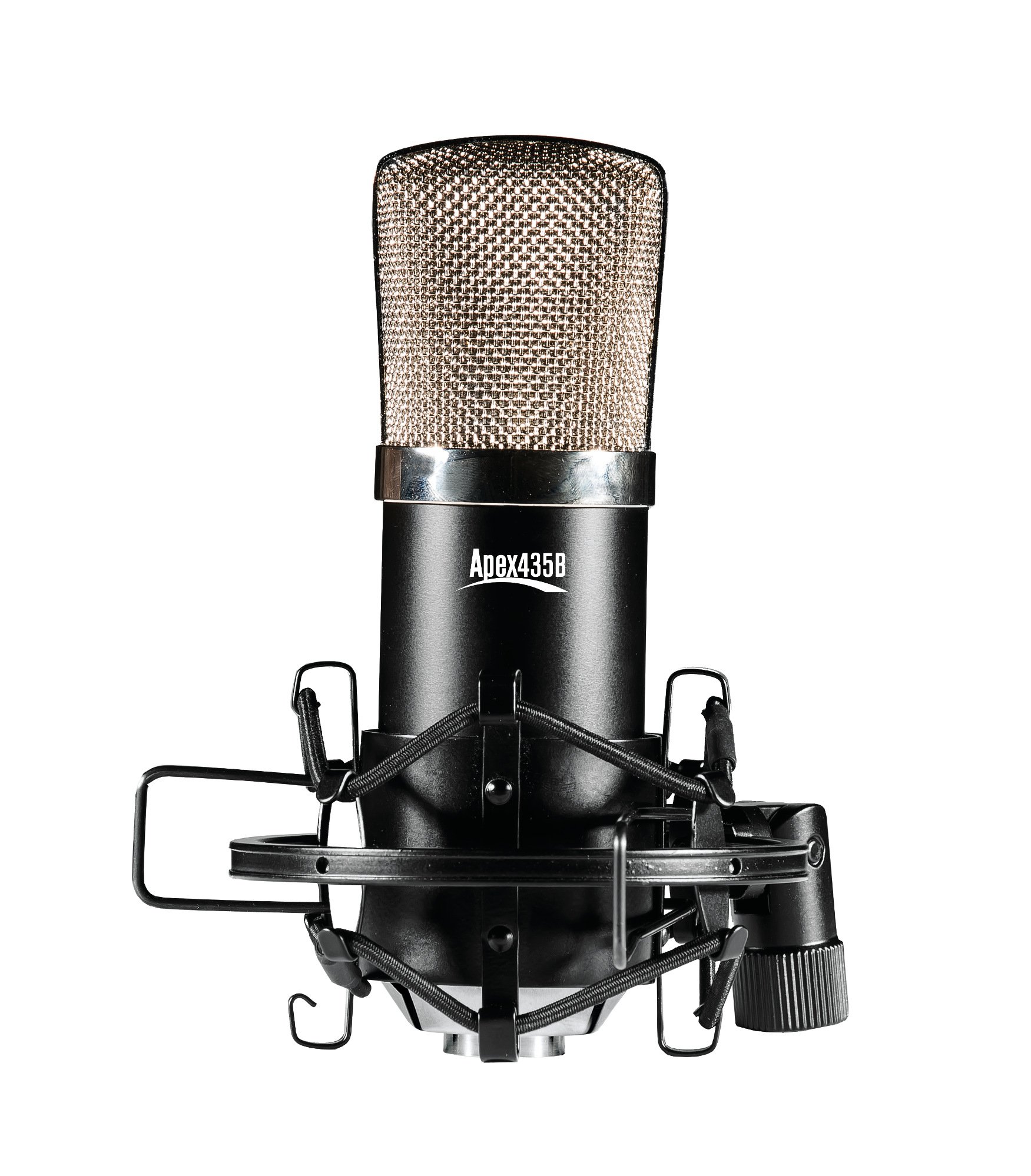 Wide Diaphragm Condensor Side Address Cardioid Microphone with Shockmount