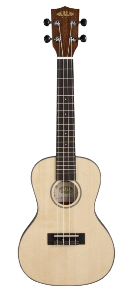 Solid Spruce Travel Concert Ukulele with Gig Bag