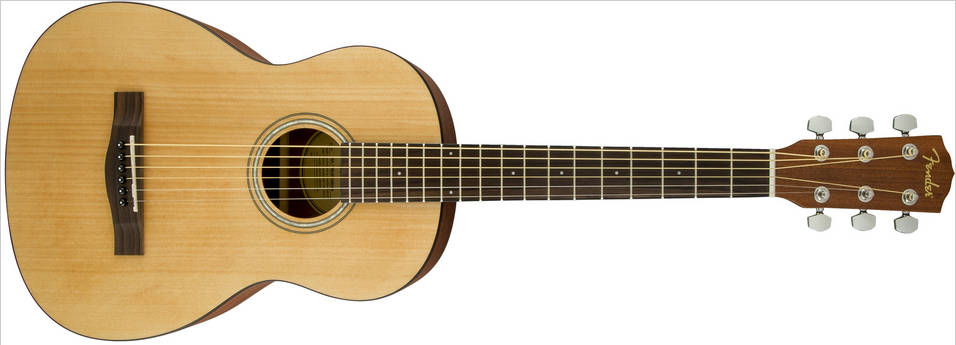 Natural Finish 3/4-Size Acoustic Guitar with Gig Bag