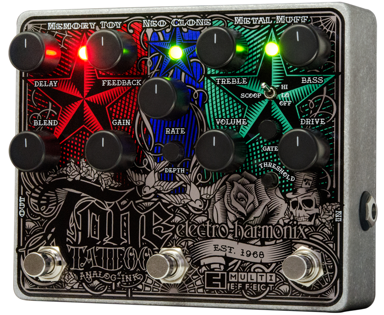 Analog Multi-Effects Guitar Pedal