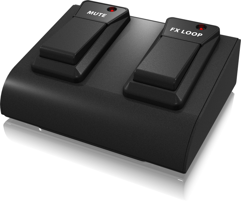 2-Button Footswitch with Metal Case and Control LEDs