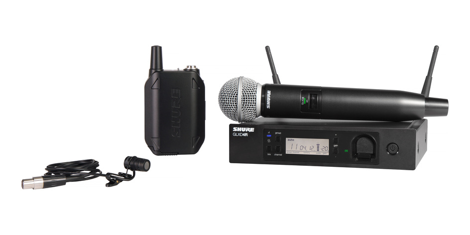 Handheld and Lavalier Combo Wireless System