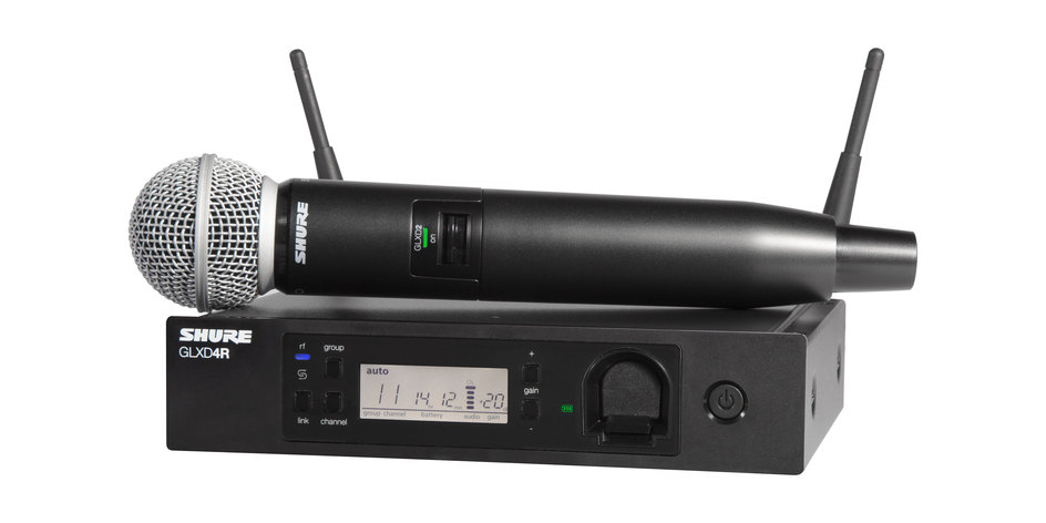 Handheld Wireless System with Shure SM58
