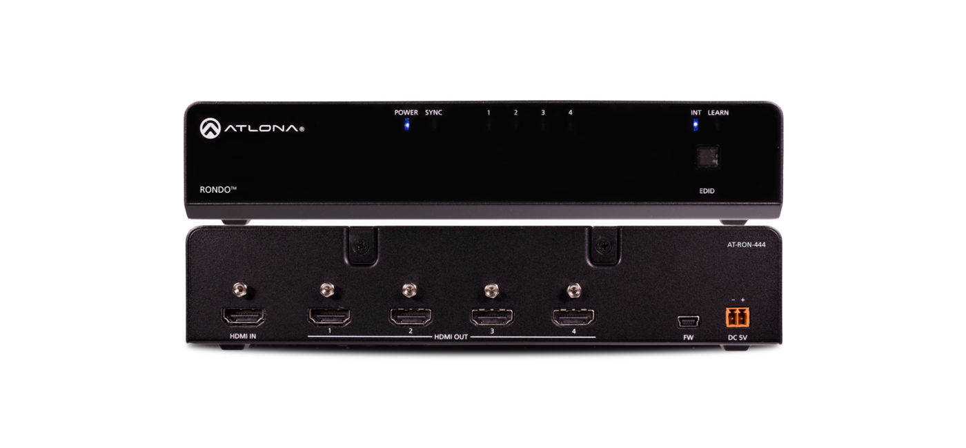 4K HDR Four-Output HDMI Distribution Amplifier