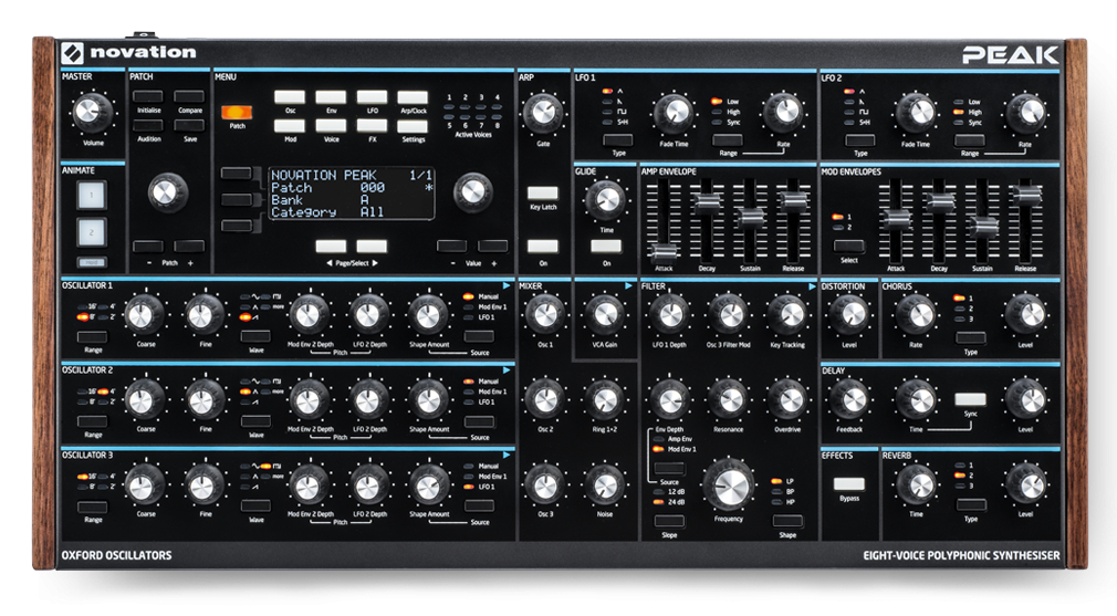 Eight-voice Polyphonic Synthesizer