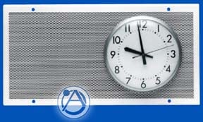 Perforated Baffle for 8" Speaker and 8" or 9" Analog Clock