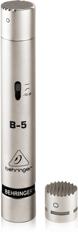 Microphone Small Condenser with omni and cardioid capsules