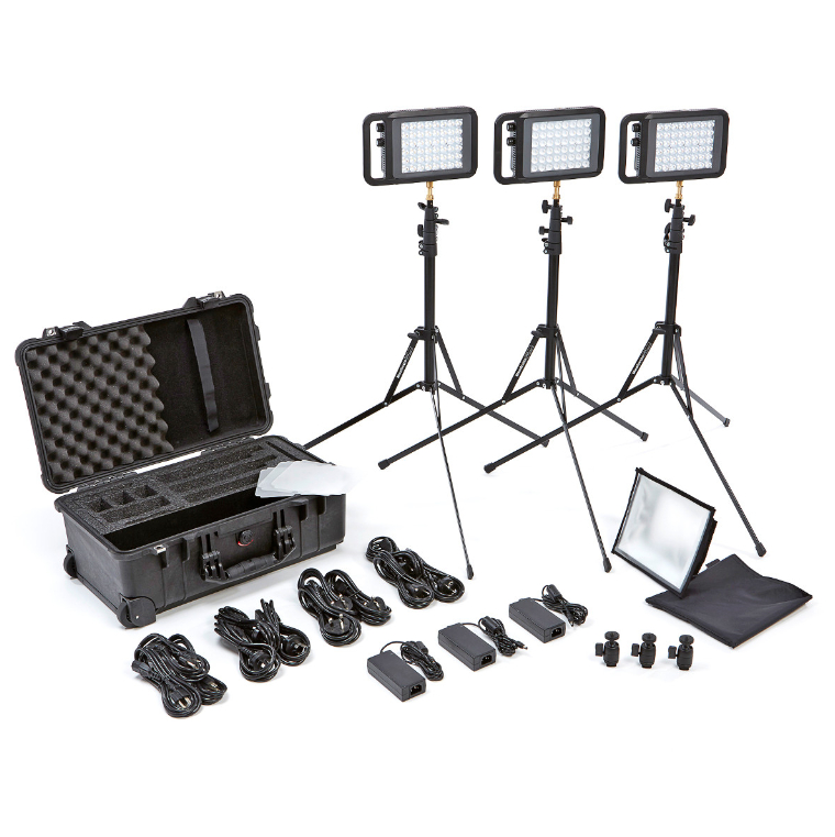 All-In-One Compact Bi-Color LED Light Kit
