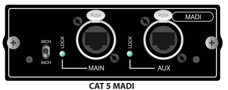 SI Series CAT5 Madi Card